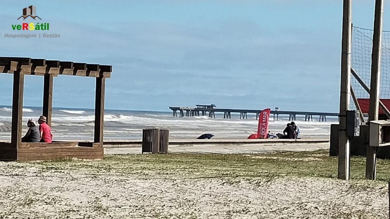 200M Da Praia L Wi-Fi L 4 Pessoas L Churrasqueira L Elevador 3º Andar L Cadeira De Praia E Guarda Sol L Vaga Garagem Tramandaí Exterior foto